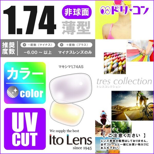 1.74非球面レンズ
