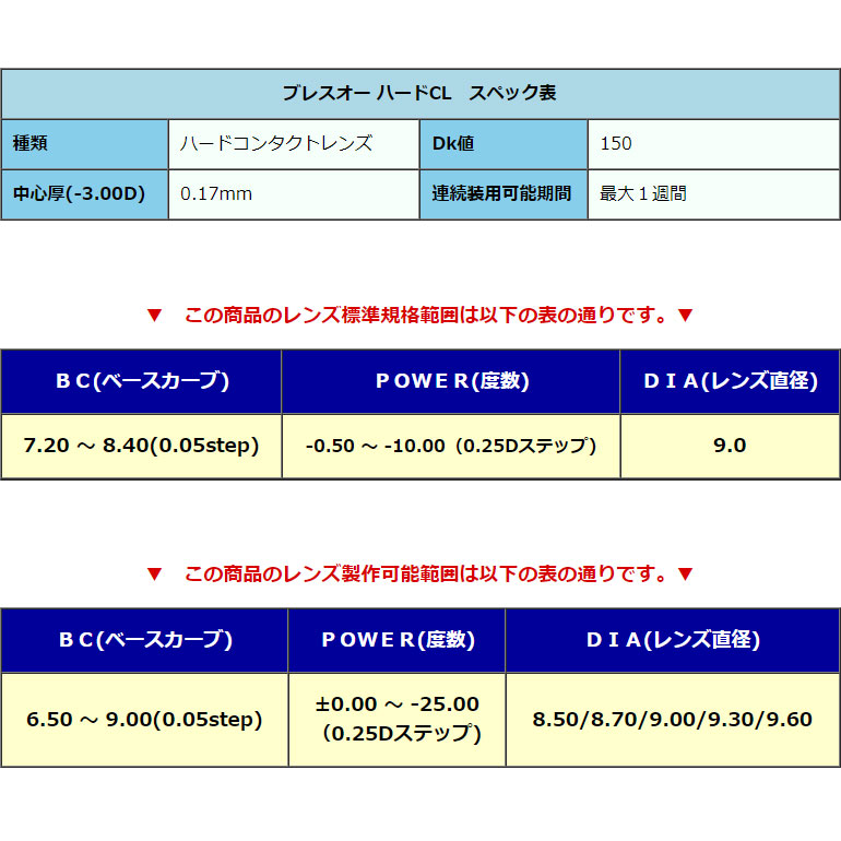 ブレスオー ハードCL