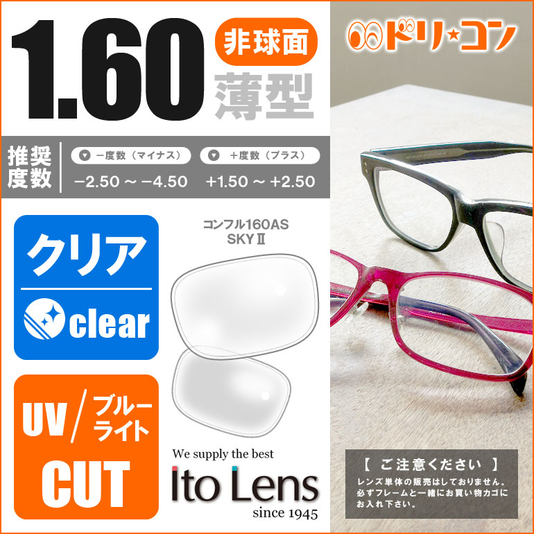 1.60非球面レンズ