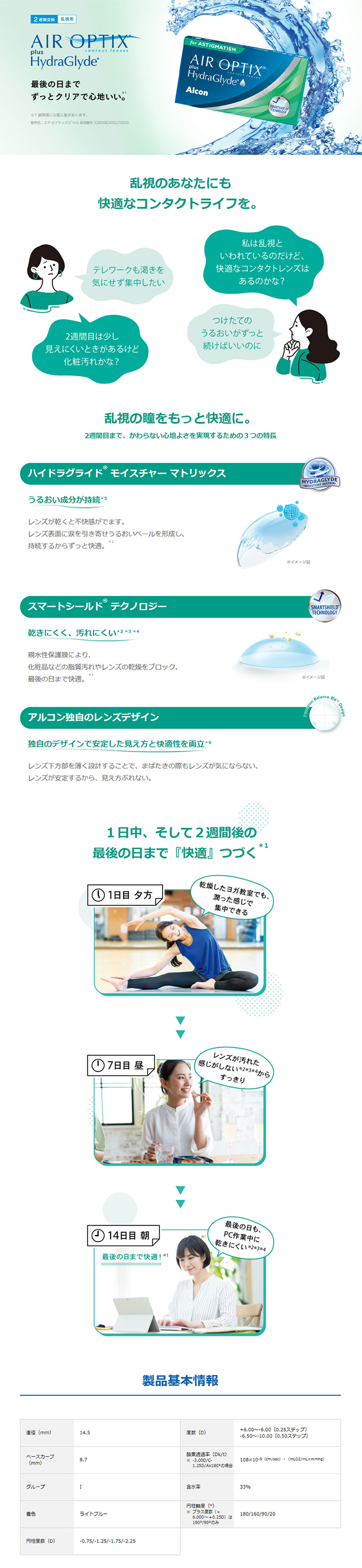 エアオプティクスHG乱視